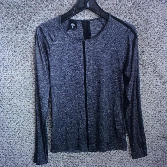 Nike Other - Nike Women's Dark Heather Gray Long-Sleeve Athletic Top